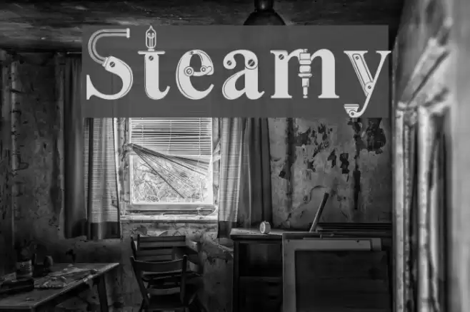 Steamy Font examples