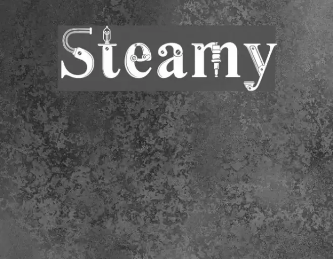 Steamy Font examples