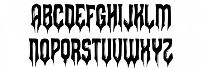 Steel Armor 字体 大写