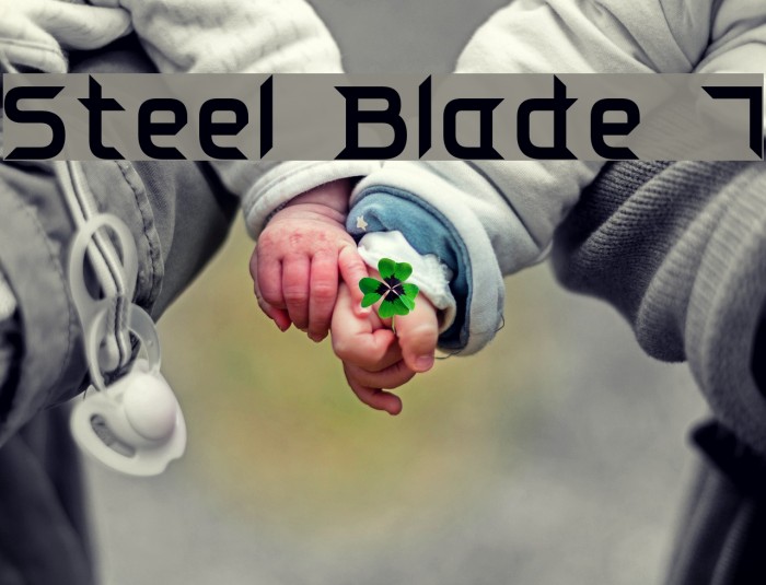 Steel Blade 7 Font examples