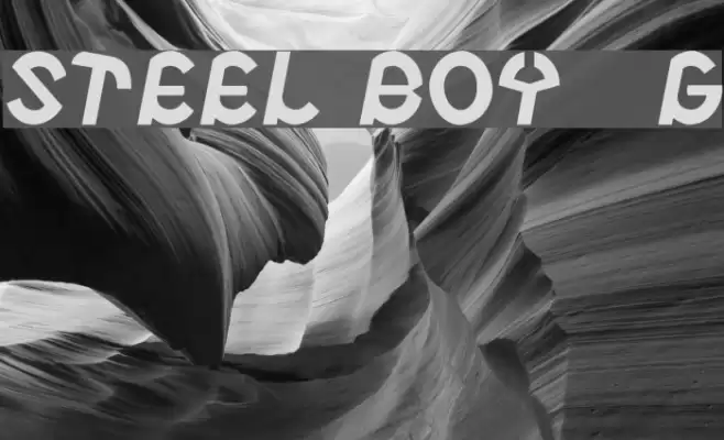 Steel Boy__G フォント examples