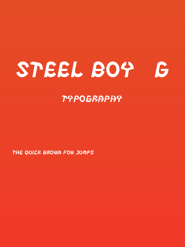 Steel Boy__G Poster