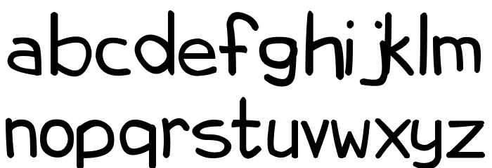 Steel City Comic Font LOWERCASE