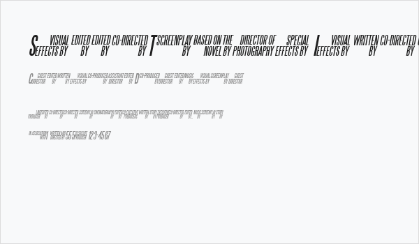 SteelTongs Italic Business Card