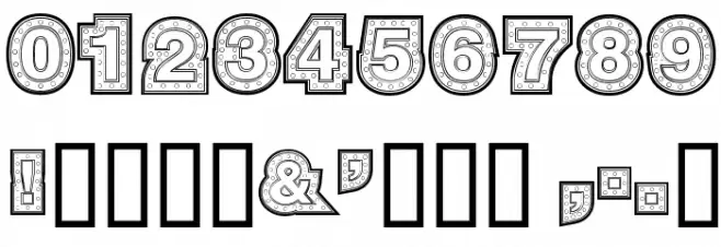 SteelTown Font OTHER CHARS