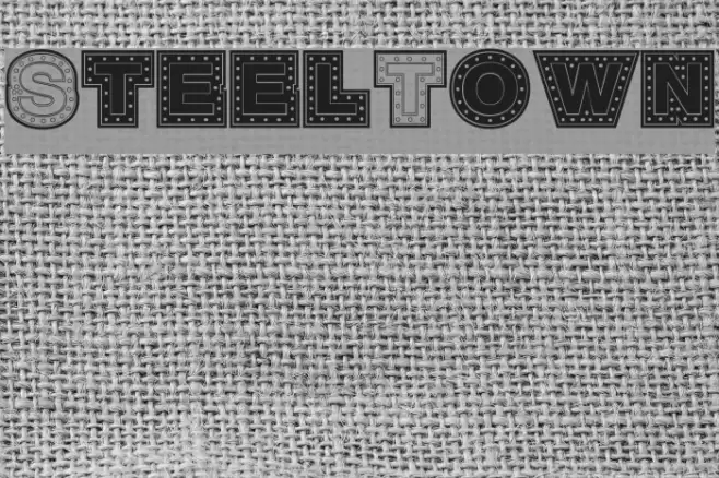 SteelTown Font examples