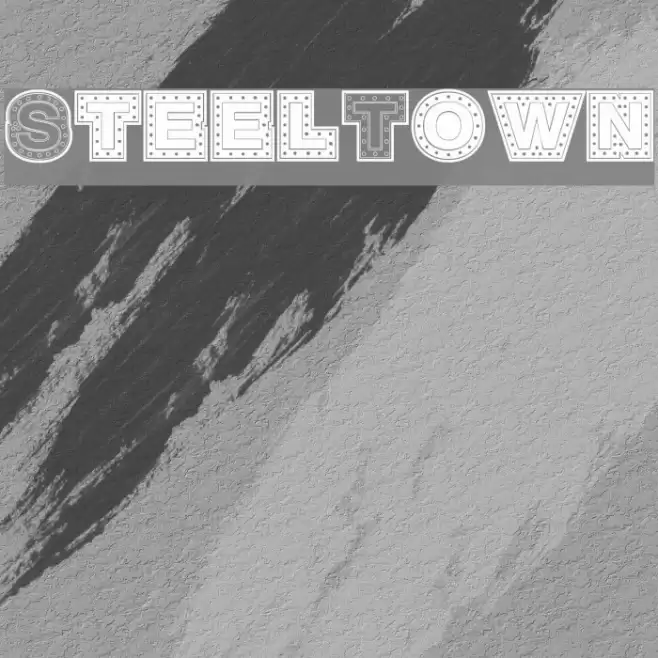 SteelTown Font examples