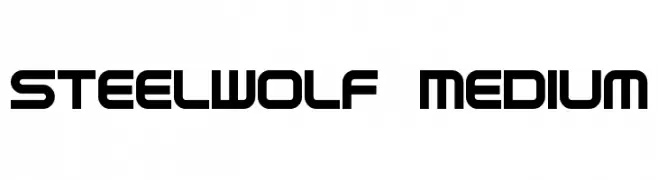 SteelWolf Medium  नि: शुल्क फ़ॉन्ट्स डाउनलोड