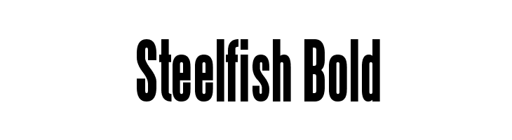 Steelfish Bold Font