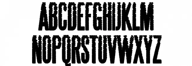 Steelfish Dots フォント 大文字