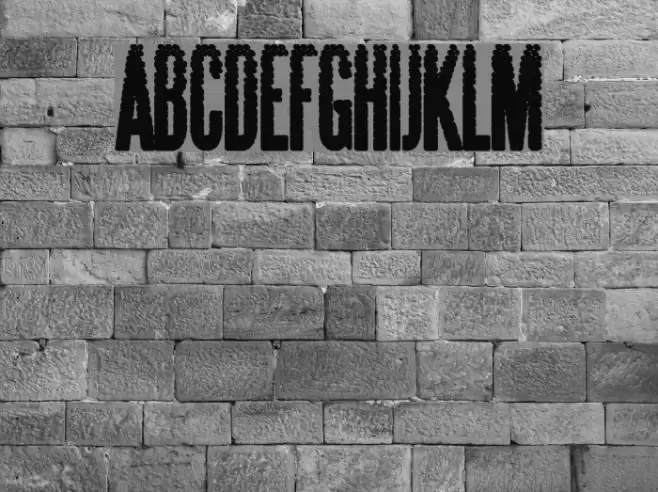 Steelfish Dots Font examples