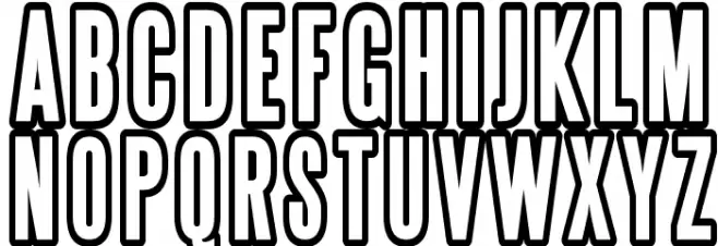 Steelfish Outline フォント 大文字