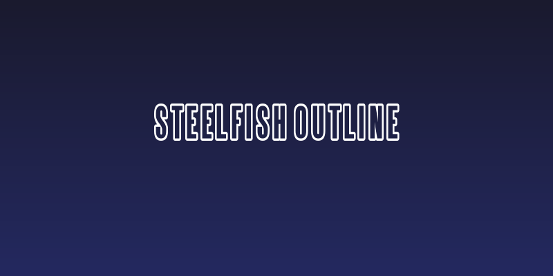 Steelfish Outline Social Header