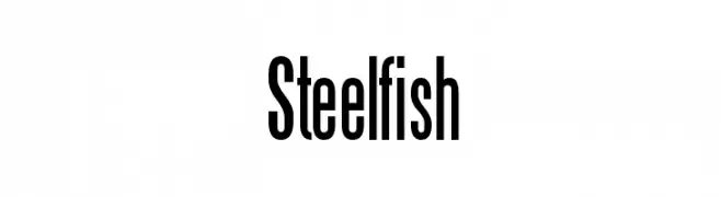 Steelfish  フリーフォントのダウンロード