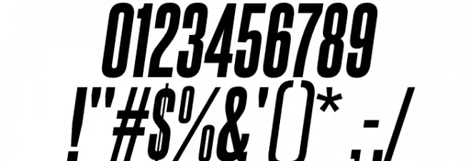 SteelfishEb-Italic Font OTHER CHARS