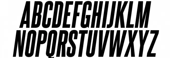 SteelfishEb-Italic 字体 大写