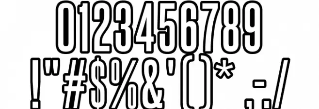 SteelfishOutline-Regular Font OTHER CHARS