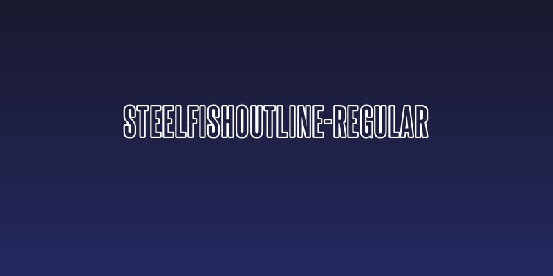 SteelfishOutline-Regular Social Header