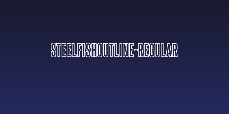 SteelfishOutline-Regular Social Header