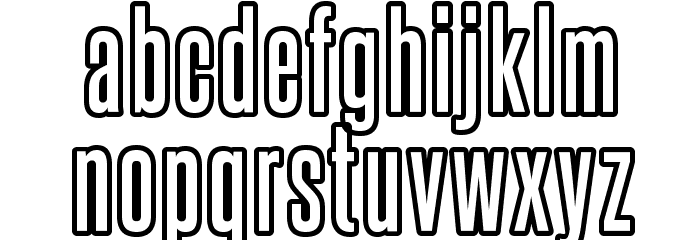 SteelfishOutline-Regular Font Litere mici