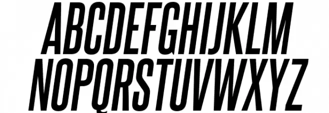 SteelfishRg-BoldItalic Schriftart Groß