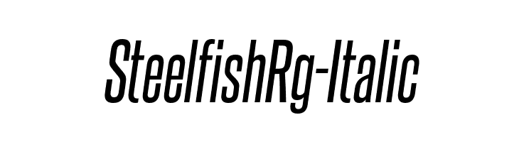 SteelfishRg-Italic  नि: शुल्क फ़ॉन्ट्स डाउनलोड