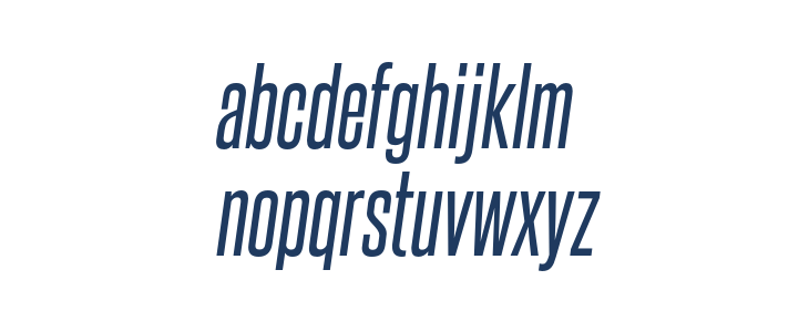 SteelfishRg-Italic Lowercase