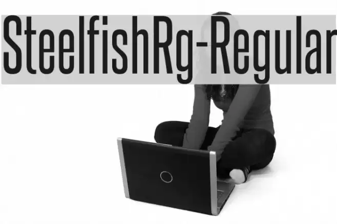 SteelfishRg-Regular Font examples