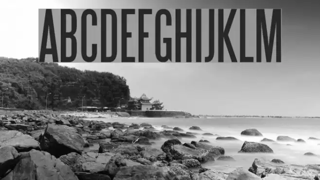 Steelfish Font examples