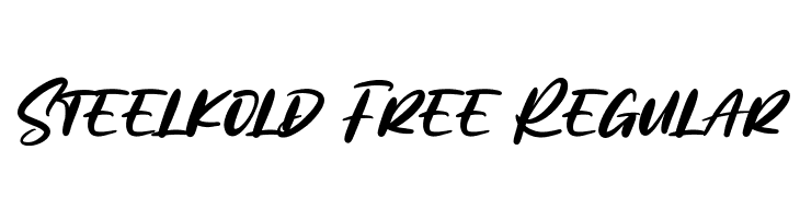Steelkold Free Regular  フリーフォントのダウンロード
