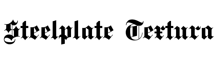 Steelplate Textura  フリーフォントのダウンロード