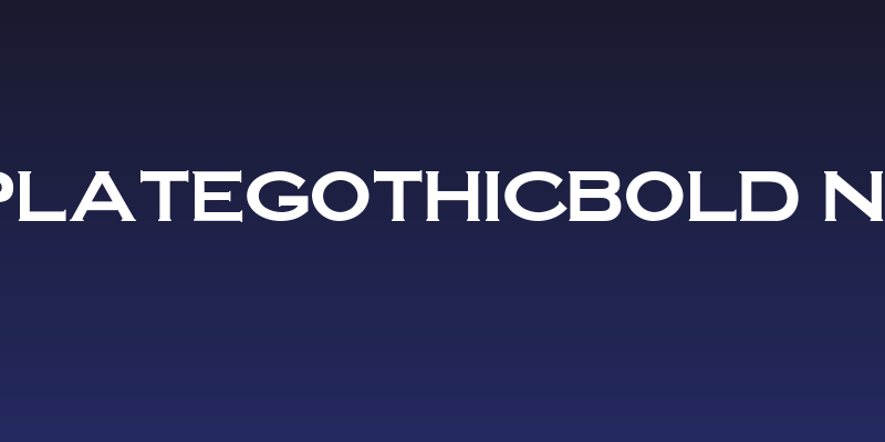 SteelplateGothicBold normal Social Header