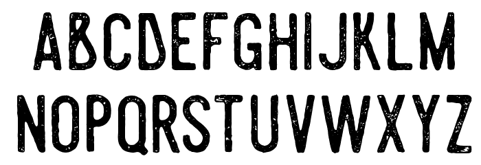 Steelworks Vintage Demo Font LOWERCASE