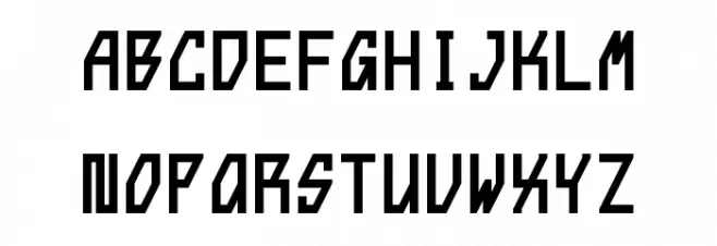 Steep Regular Font UPPERCASE