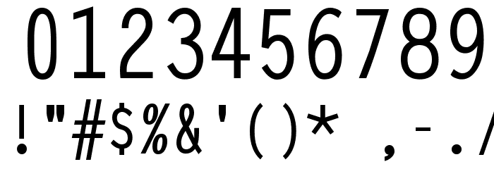 SteepTypewriterMedium Font OTHER CHARS
