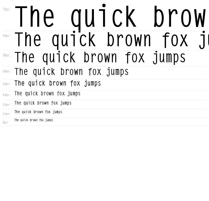 SteepTypewriterMedium Waterfall