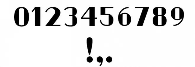 Stefan Regular Font OTHER CHARS