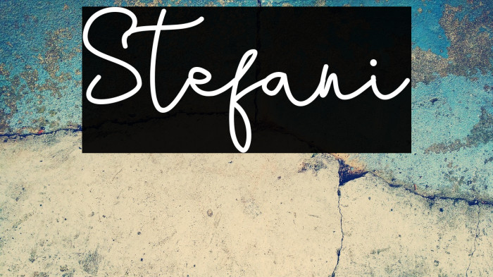 Stefani Example 1
