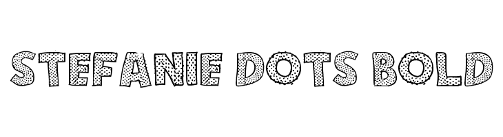 Stefanie Dots Bold  नि: शुल्क फ़ॉन्ट्स डाउनलोड