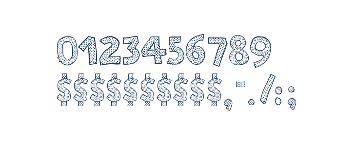 Stefanie Dots Bold Other Characters