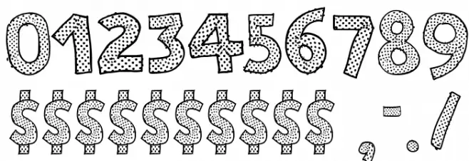 Stefanie Dots Bold Font OTHER CHARS