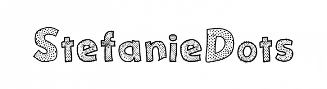 Stefanie Dots  Frei Schriftart Herunterladen