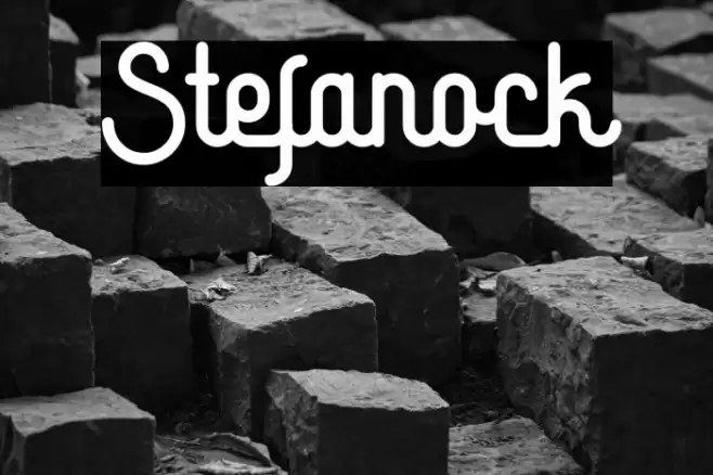 Stefanock Font examples