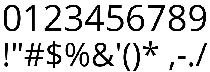 StefansUhrInversOst Font OTHER CHARS