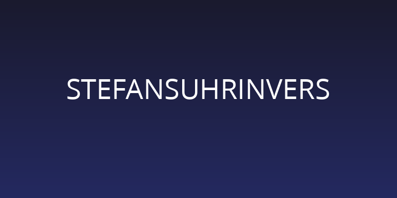 StefansUhrInvers Social Header