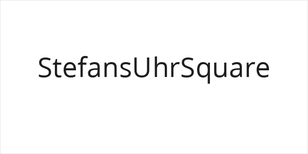 StefansUhrSquare Logo