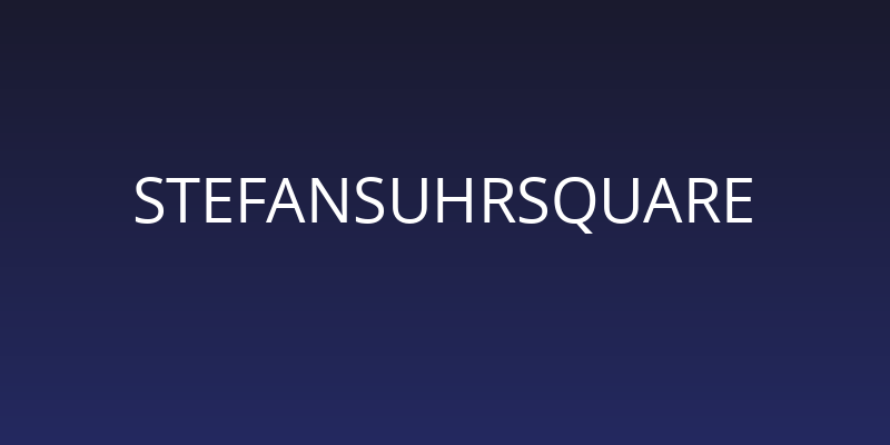 StefansUhrSquare Social Header