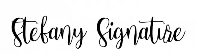 Stefany Signature  baixar fontes gratis