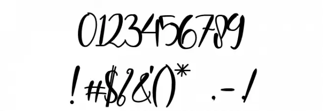 Stefany Signature Font OTHER CHARS