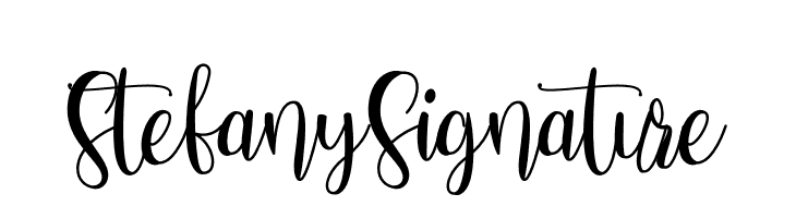 Stefany Signature  Frei Schriftart Herunterladen